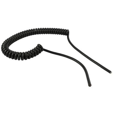 PUR-Spiralkabel 3 x 1.5 mm2, 1.25-5.0 m