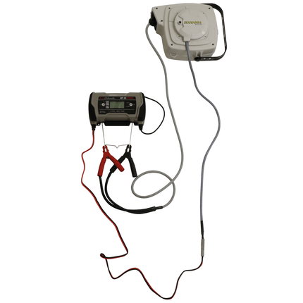 Batterieladegerät 12/24 V 25 A mit Kabelaufroller