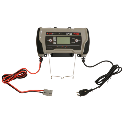 Batterieladegerät 12/24 V 25 A mit Kabelaufroller