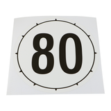 Spikes-Schild 80km/h SPIKES80