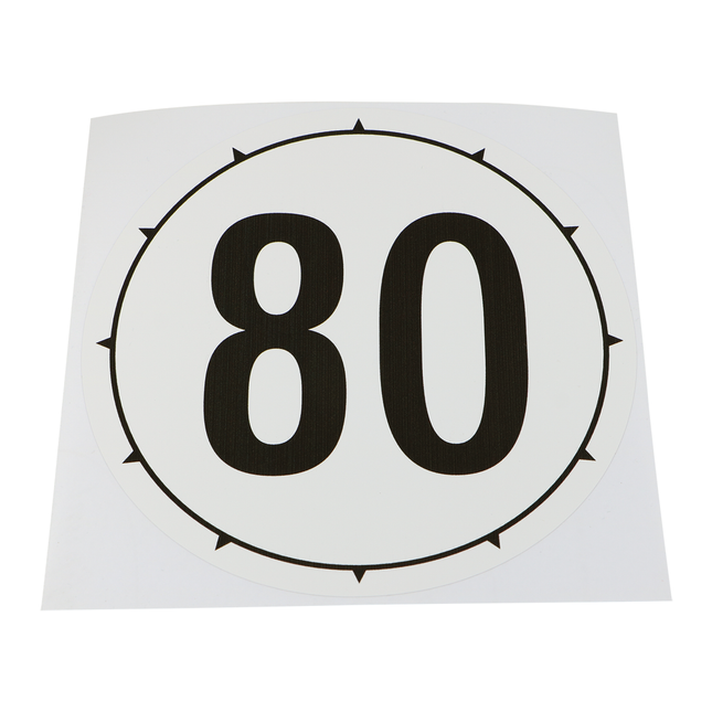 Spikes-Schild 80km/h SPIKES80