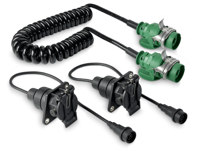 Dometic Spiralkabel Satz mit 2 x 7 pol Stecker und Spiralkabel - 1 - Stück Hischier Auto AG