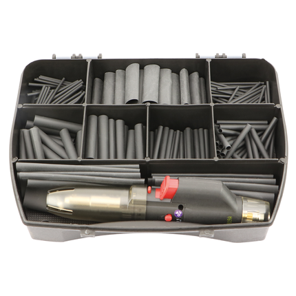 Schrumpfschlauch-Set 3:1 mit Brennstift