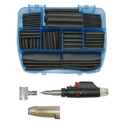 Schrumpfschlauch-Set 3:1 mit Kleber/Brennstift