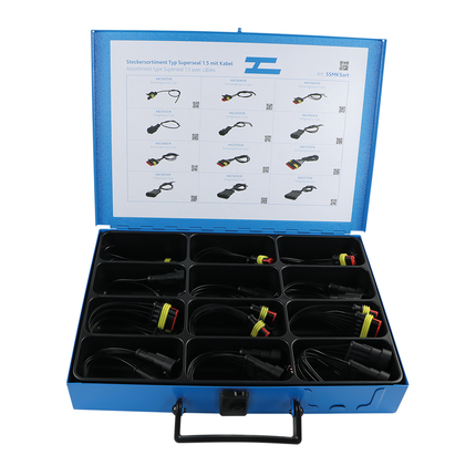 Steckersortiment Typ Superseal mit Kabel