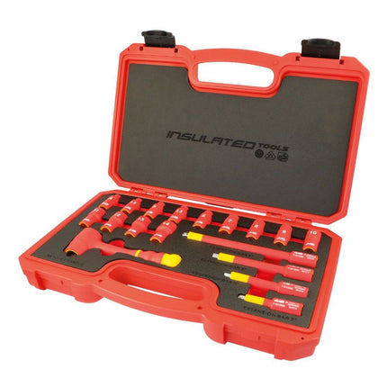 Vollisolierter Steckschlüssel Satz 1/4“