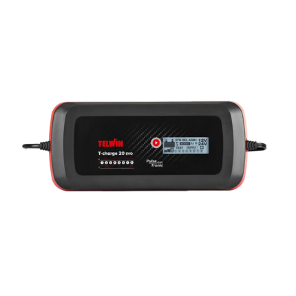 Telwin - Batterieladegerät T-Charge 20 EVO, 12 / 24 V, 8 / 4 A - TC20E/12/24V - 1 - Stück Telwin