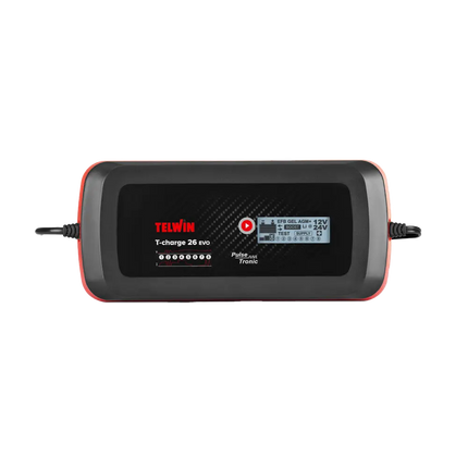 Telwin - Batterieladegerät T-Charge 26 EVO, 12 / 24 V, 16 / 8 A - 1 - Stück Telwin