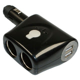 Zig.anz-Steckdose 2-fach plus 2 x USB 2.0 TC6683C