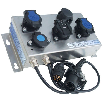 Briechle - Spannungsverdoppler-Einheit mit Stecker/Dosen 12->24 V