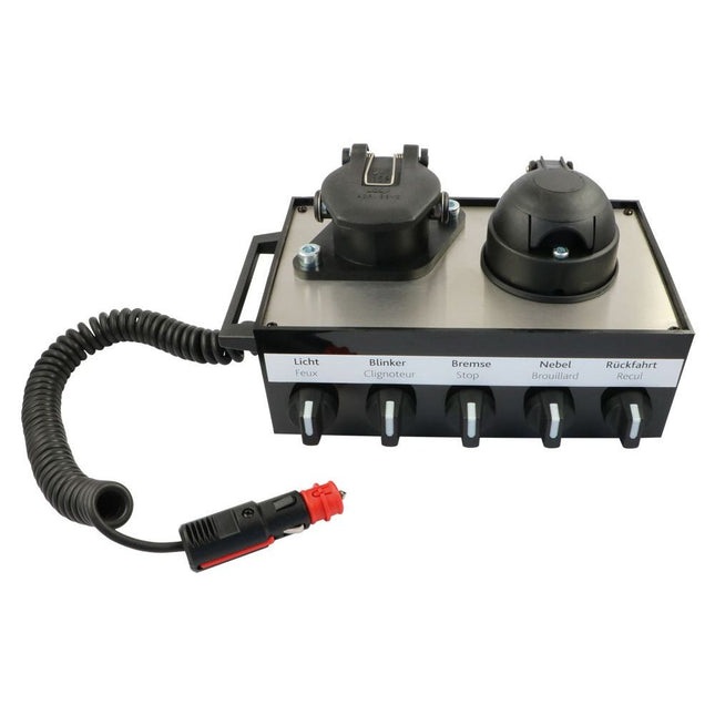 Testbox für Anhänger 7/15-pol Testbox7/15
