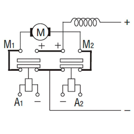 Polumkehrrelais 12V 100A