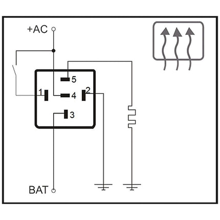 Mahle Zeitrelais f. Heckscheibenheizung 12V TLT5/12 - Hischier Auto AG
