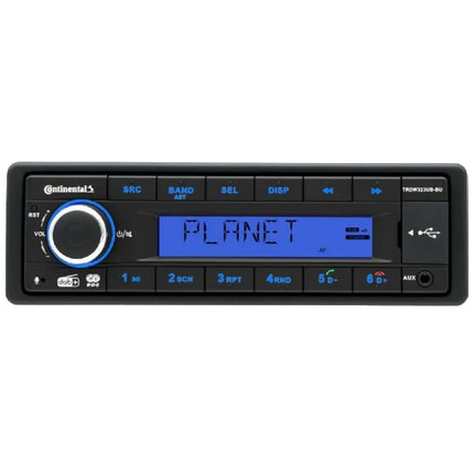 Continental DAB+ Autoradio mit sehr geringer Einbautiefe 24 V - TRDW323UBBU - 1 - Stück Diverse