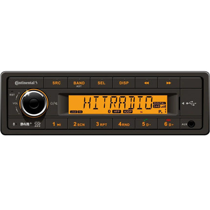 Continental DAB+ Autoradio mit sehr geringer Einbautiefe 24 V - TRDW323UBOR - 1 - Stück Diverse