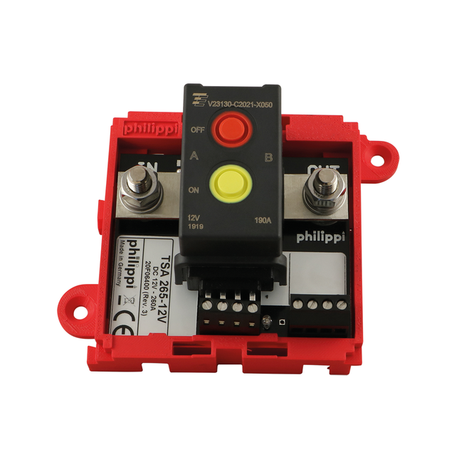 Elektr. Batterie-Trennschalter/Tiefentladeschutz 12 V TSA265/12V
