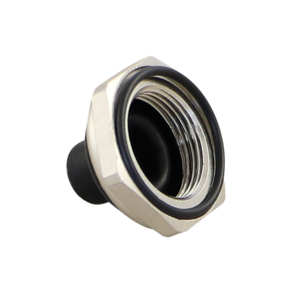 Schutzkappe Silikon schwarz mit Loch