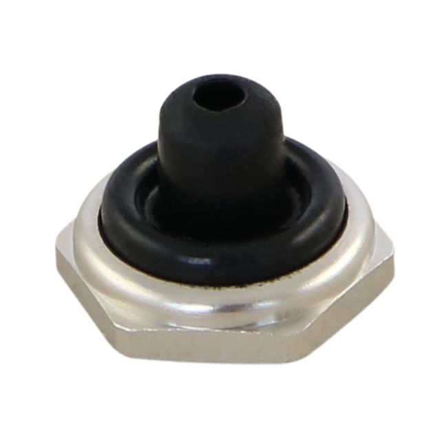 Schutzkappe Silikon schwarz mit Loch