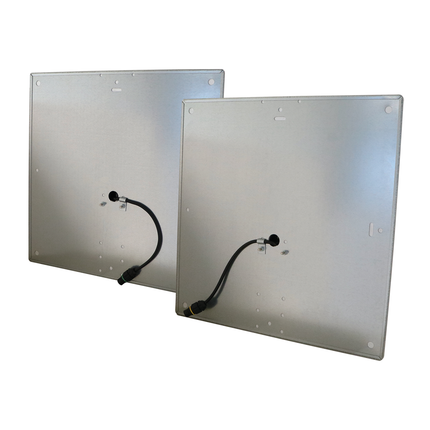 Satz Warntafeln mit LED-Leuchten für Überbreite