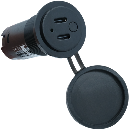 Einbausteckdose PD/QC - 2 x USB-C