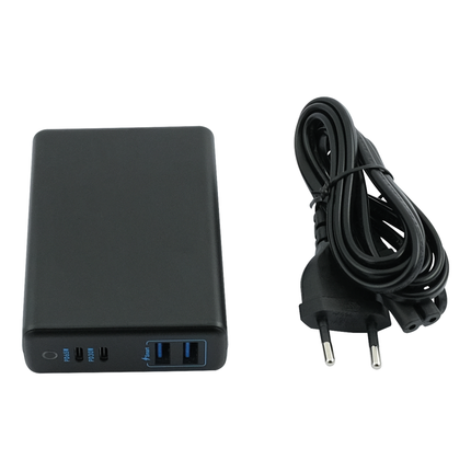 4 in 1 Tischladestation um alle Ihre USB Geräte zu laden USB4/230V - Hischier Auto AG