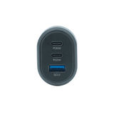 Power USB-Ladedose, 3 Anschlüsse, 12/24 V USBC65