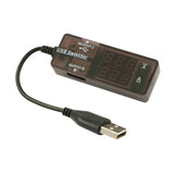 USB-Steckdosen Prüfgerät Volt/Ampère USBDetector