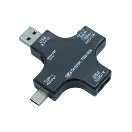 USB-Steckdosen Prüfgerät mit grafischem Display USBPT - Hischier Auto AG