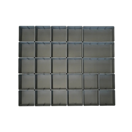 Einsatzkastenset 24x 100 x 100 x 55 mm, 3x 200 x 100 x 55 mm - UT510506/Set - 1 - Stück Diverse