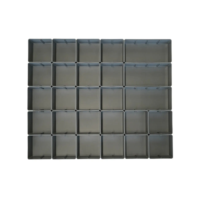 Einsatzkastenset 24x 100 x 100 x 55 mm, 3x 200 x 100 x 55 mm - UT510506/Set - 1 - Stück Diverse