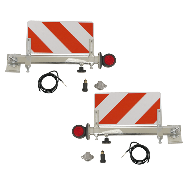 Doppelradmarkierungssatz LED, ausziehbar 350 - 650 mm vertikale Schwenkung V300100LED