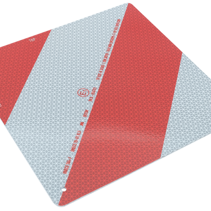 Parkwarntafel alu. rot/weiss beidseitig beklebt