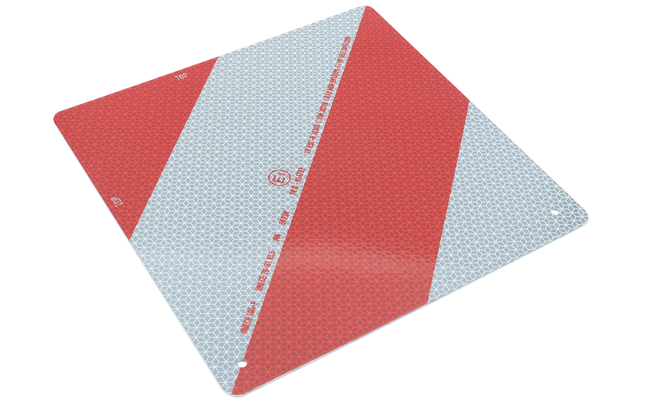 Parkwarntafel alu. rot/weiss beidseitig beklebt