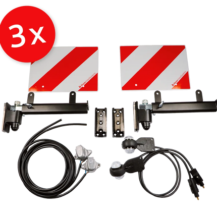 3 x Doppelradmarkierung Visio V350LED, 12/24 V Hischier Auto AG