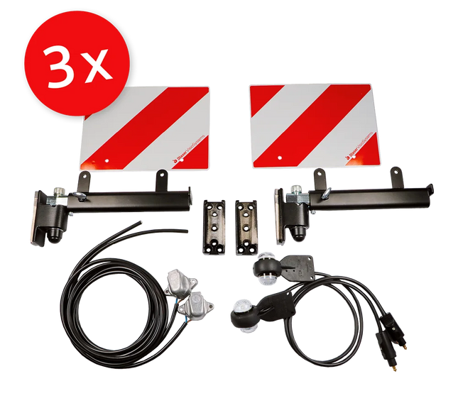 3 x Doppelradmarkierung Visio V350LED, 12/24 V Hischier Auto AG