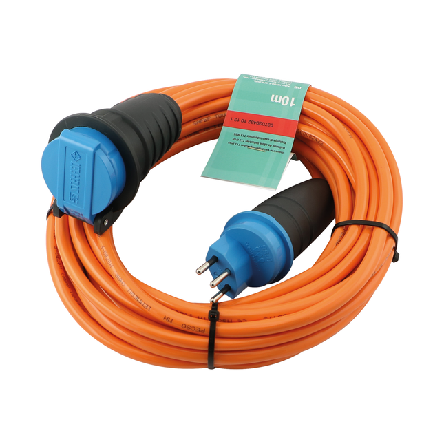 PUR-Verlängerungskabel 230 VAC 10.0 m IP55