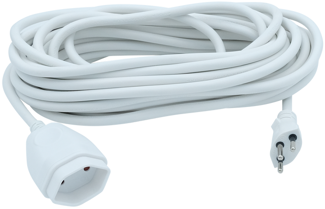 Verlängerungskabel 230 VAC 10.0 m, weiss