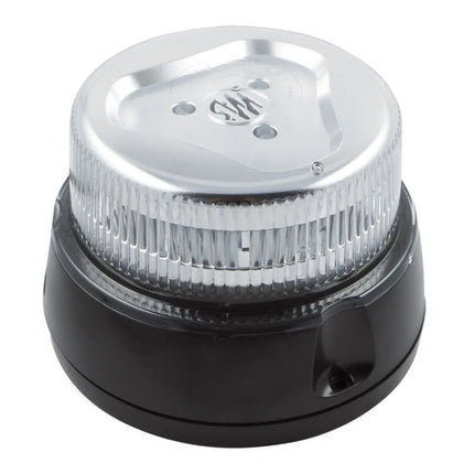 WAS LED-Blitzleuchte 12/24 V transp. + gelb. Licht - 1 - Stück WAS