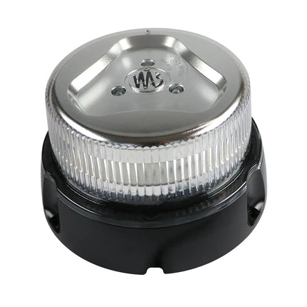 WAS LED-Blitzleuchte 12/24 V transp. + gelb. Licht - 1 - Stück WAS