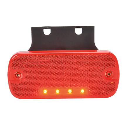WAS - LED-Positionsleuchte 12/24V rot - W128R - 1 - Stück WAS