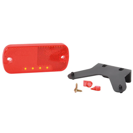 WAS - LED-Positionsleuchte 12/24V rot - W128R - 1 - Stück WAS