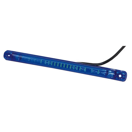 WAS - LED-Blitzleuchte blau, ECE R65, 12/24V - 1 - Stück WAS