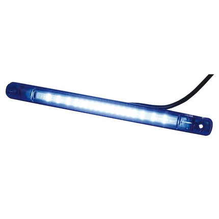 WAS - LED-Blitzleuchte blau, ECE R65, 12/24V - 1 - Stück WAS