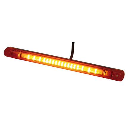 WAS - LED-Blitzleuchte gelb, ECE R65, 12/24 V
