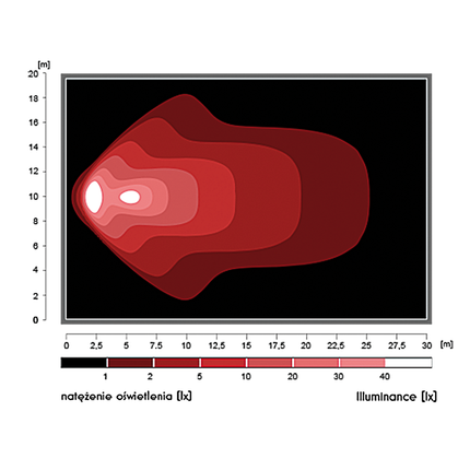 WAS - LED-Arbeitsscheinw. 4’000 lm, Flutlicht