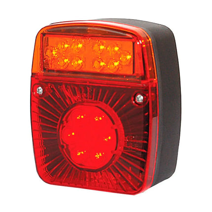 WAS - LED-Schlussleuchte L+R 12/24V mit KZL - 1 - Stück WAS