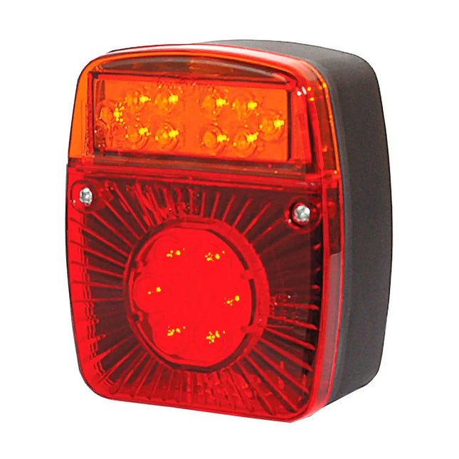 WAS - LED-Schlussleuchte L+R 12/24V mit KZL - 1 - Stück WAS
