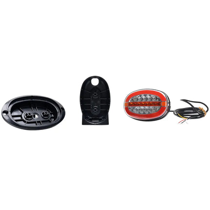 WAS - LED-Schlussleuchte 12/24 V links+rechts - W205DD/1432 - 1 - Stück WAS