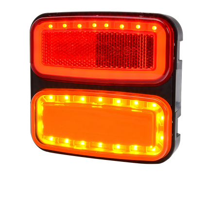 WAS - LED-Schlussleuchte 12/24 V links + rechts - W226/1482/I - 1 - Stück WAS