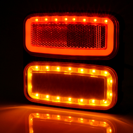 WAS - LED-Schlussleuchte 12/24 V links + rechts - W226/1482/I - 1 - Stück WAS